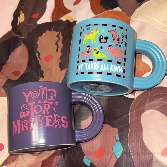 COPY - New Two 15oz Stoneware Mug - Your Story Matters & It Takes All Kinds- Pr… - Picture 3 of 6